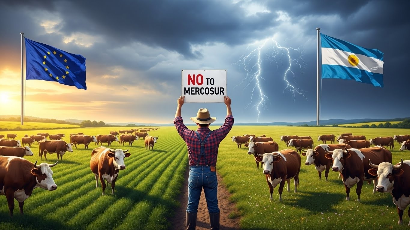 Macron prêt à bloquer l'accord UE-Mercosur à Bruxelles. Agriculteurs en colère, manifestations prévues : découvrez les enjeux agricoles, économiques et politiques de ce traité controversé.