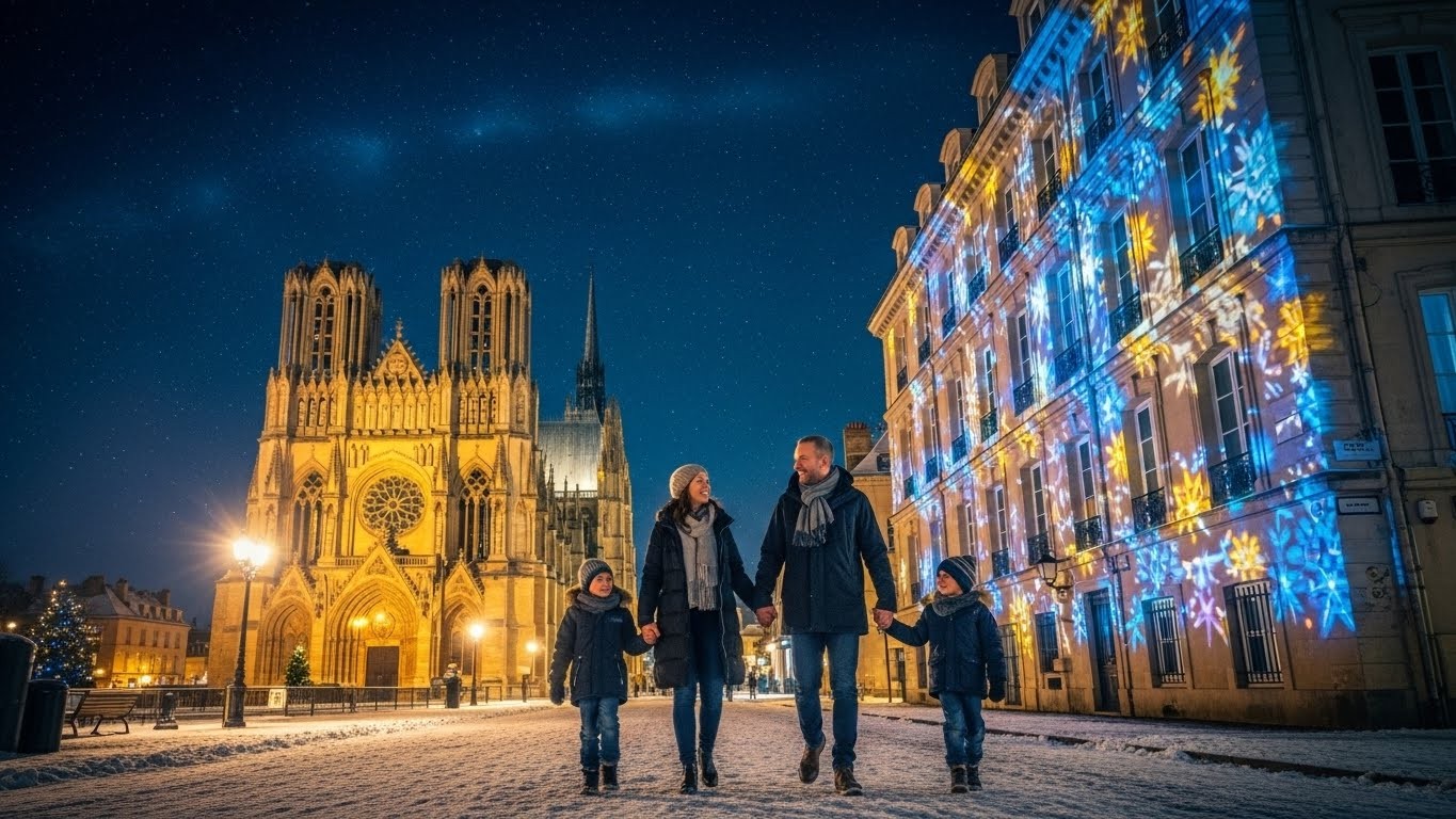 Découvrez les meilleures activités familiales pour Noël dans la Marne : spectacles, planétarium, balades en barque lumineuses... Des idées enchantées pour occuper vos enfants pendant les vacances !