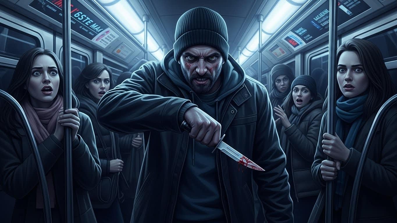 Découvrez les détails choquants d'une agression au couteau sur la ligne 3 du métro parisien : trois femmes poignardées en pleine après-midi. Le suspect en fuite. Que s'est-il passé exactement ?