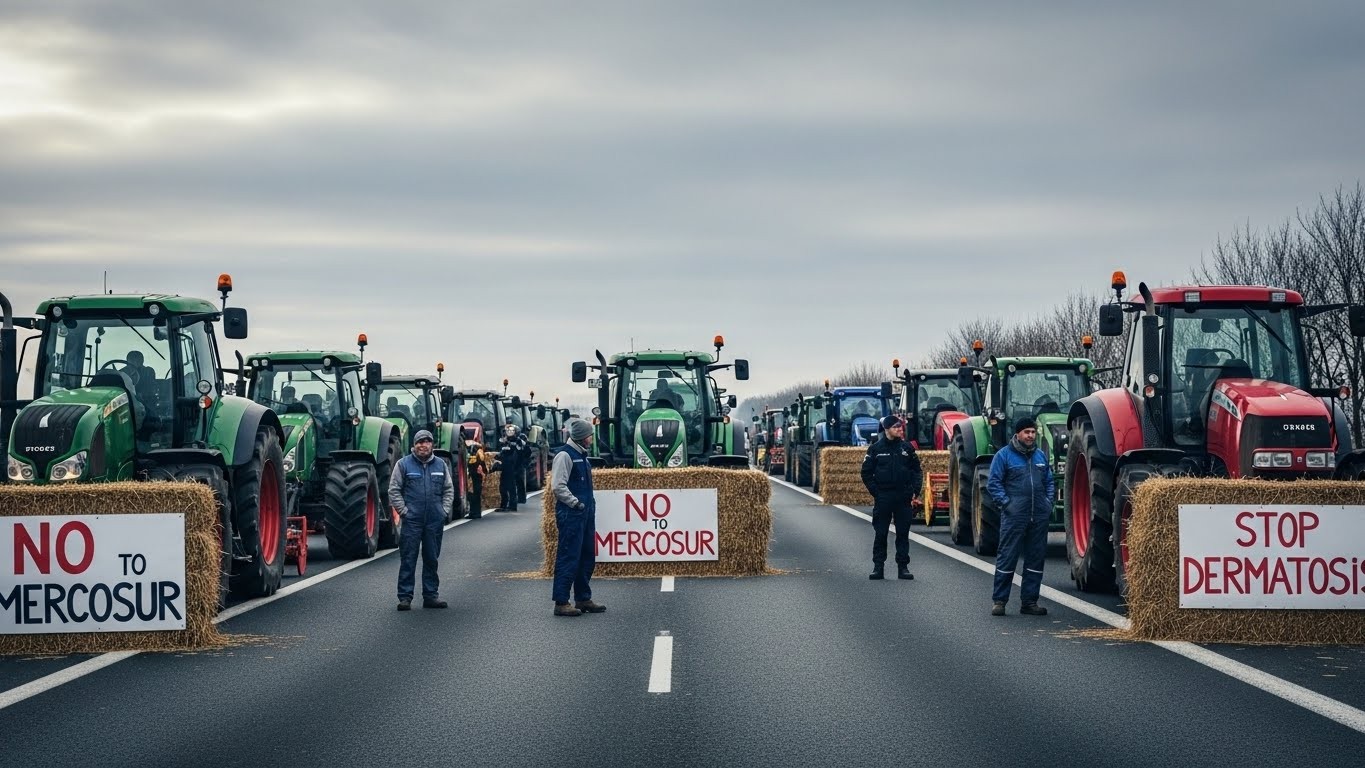 Les agriculteurs bloquent la N12 dans les Yvelines contre la dermatose nodulaire et l'accord Mercosur. Découvrez les raisons de leur colère, les actions en cours et les enjeux pour l'agriculture française.