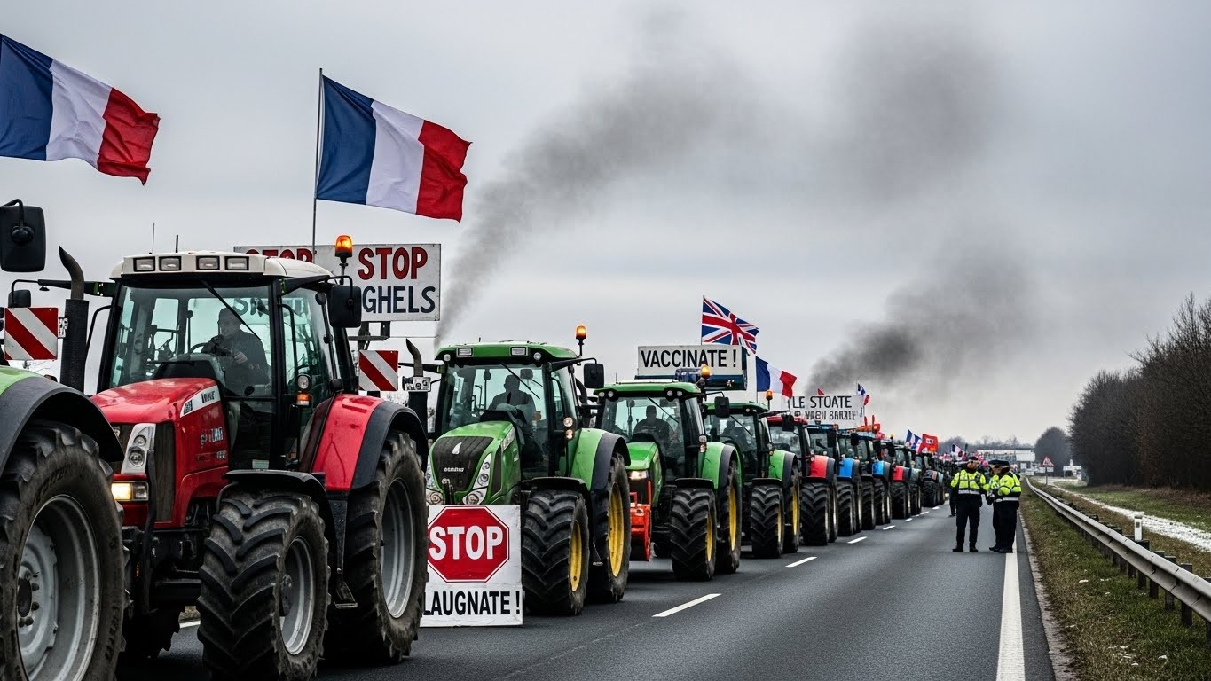 Les agriculteurs bloquent les routes partout en France pour dénoncer la gestion de la dermatose nodulaire. Abattage ou vaccination massive ? Décryptage complet d’une crise qui s’enflamme.