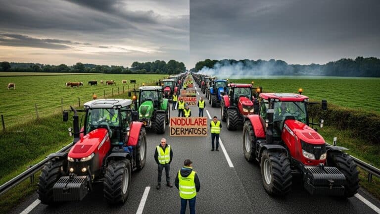 Agriculteurs en Colère : Crise de la Dermatose Nodulaire