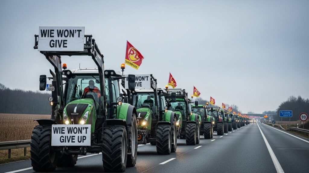 Agriculteurs en Colère : Opération Escargot en Essonne
