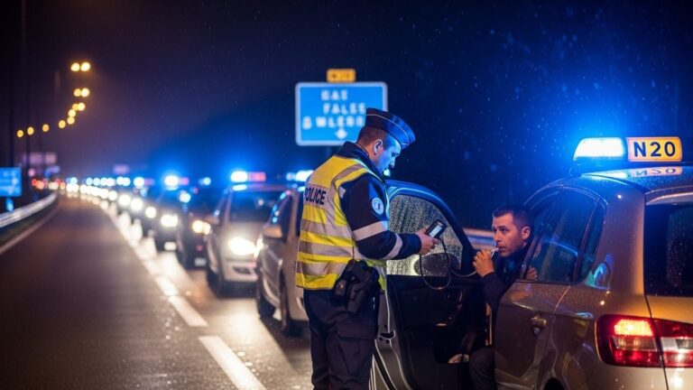 Alcool au Volant : 1200 Contrôles Choc sur la N20 en Essonne