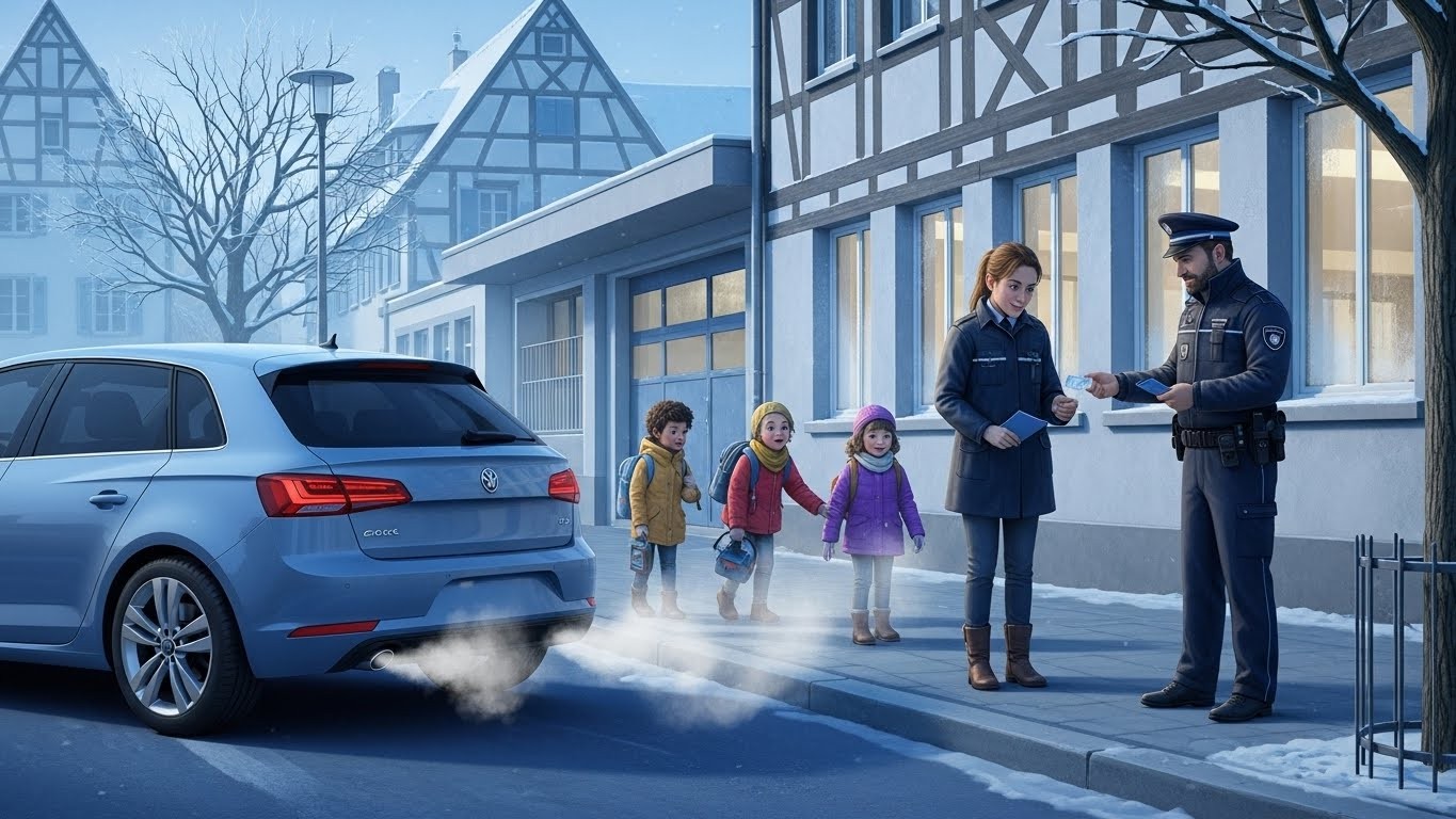 Découvrez pourquoi une commune du Bas-Rhin verbalise à 135 euros les conducteurs qui laissent tourner leur moteur à l'arrêt. Pollution, santé des enfants... Une mesure qui divise mais vise à protéger l'air que nous respirons.