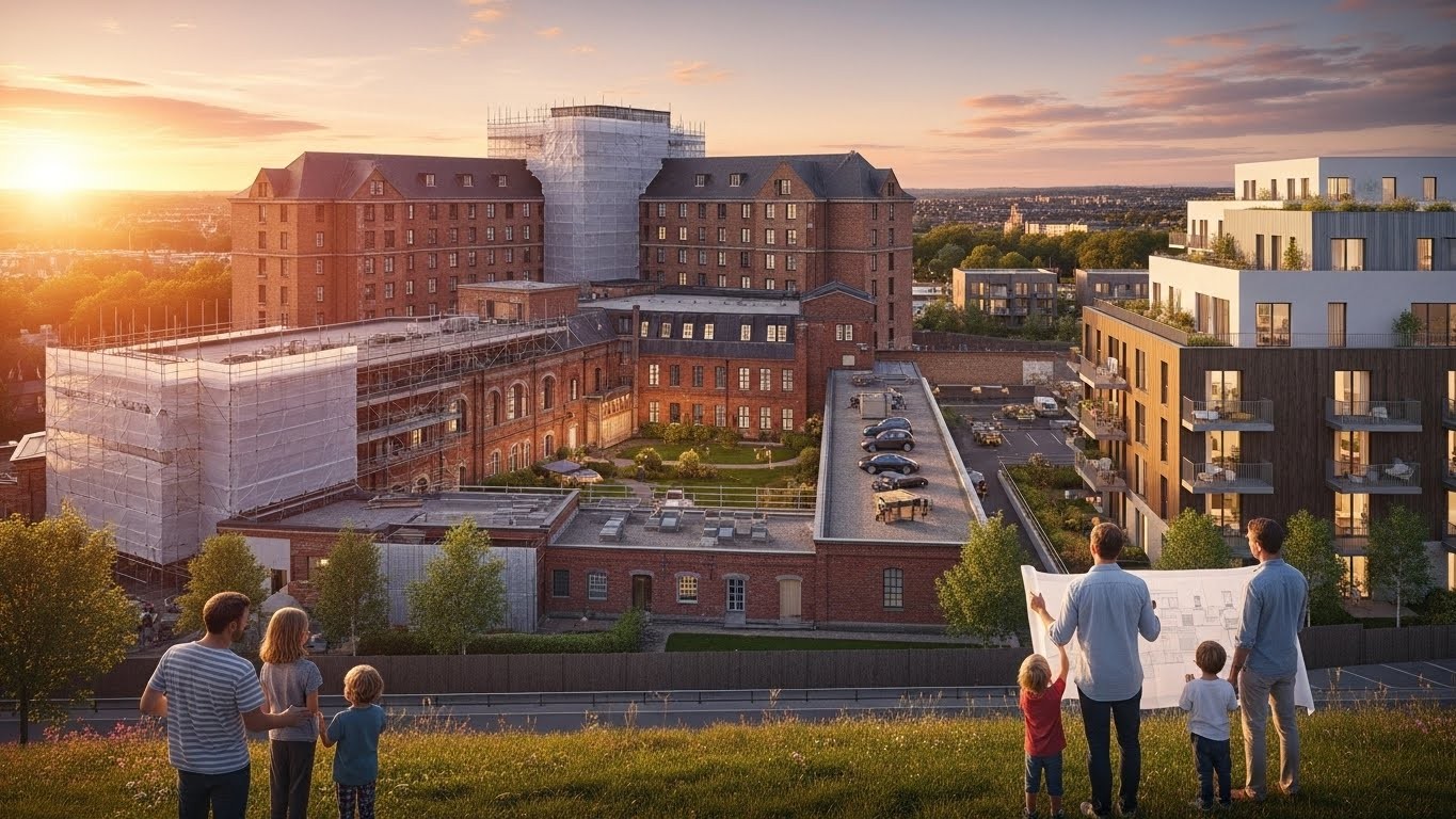 Découvrez comment l’État vend ses vieux hôpitaux en Île-de-France pour créer des logements. De Gonesse à Saint-Germain-en-Laye, ces reconversions changent le visage des villes.