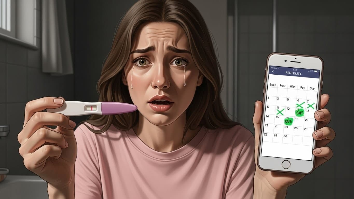 Découvrez pourquoi des milliers de femmes tombent enceintes malgré les applis de suivi de cycle. Fiables pour les règles, mais dangereuses en contraception ? La vérité choc.