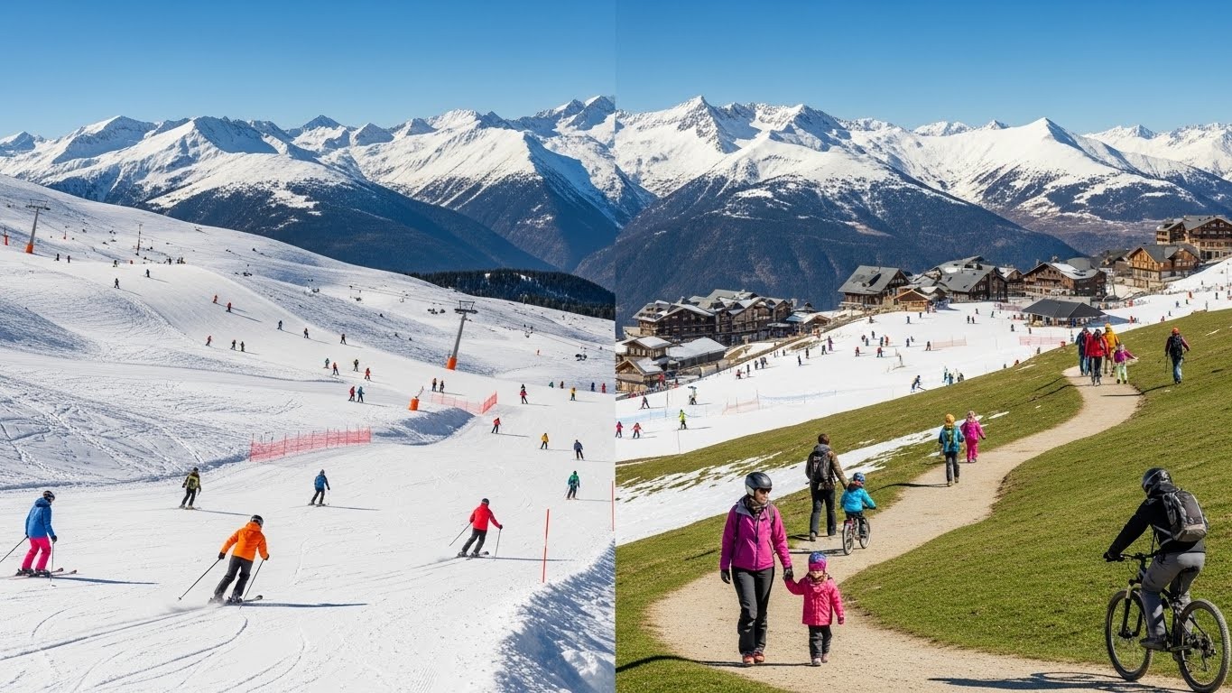 Découvrez comment l'Ariège affronte le changement climatique en transformant ses stations de ski en destinations quatre saisons. Un plan ambitieux pour sauver l'économie montagnarde face au réchauffement.