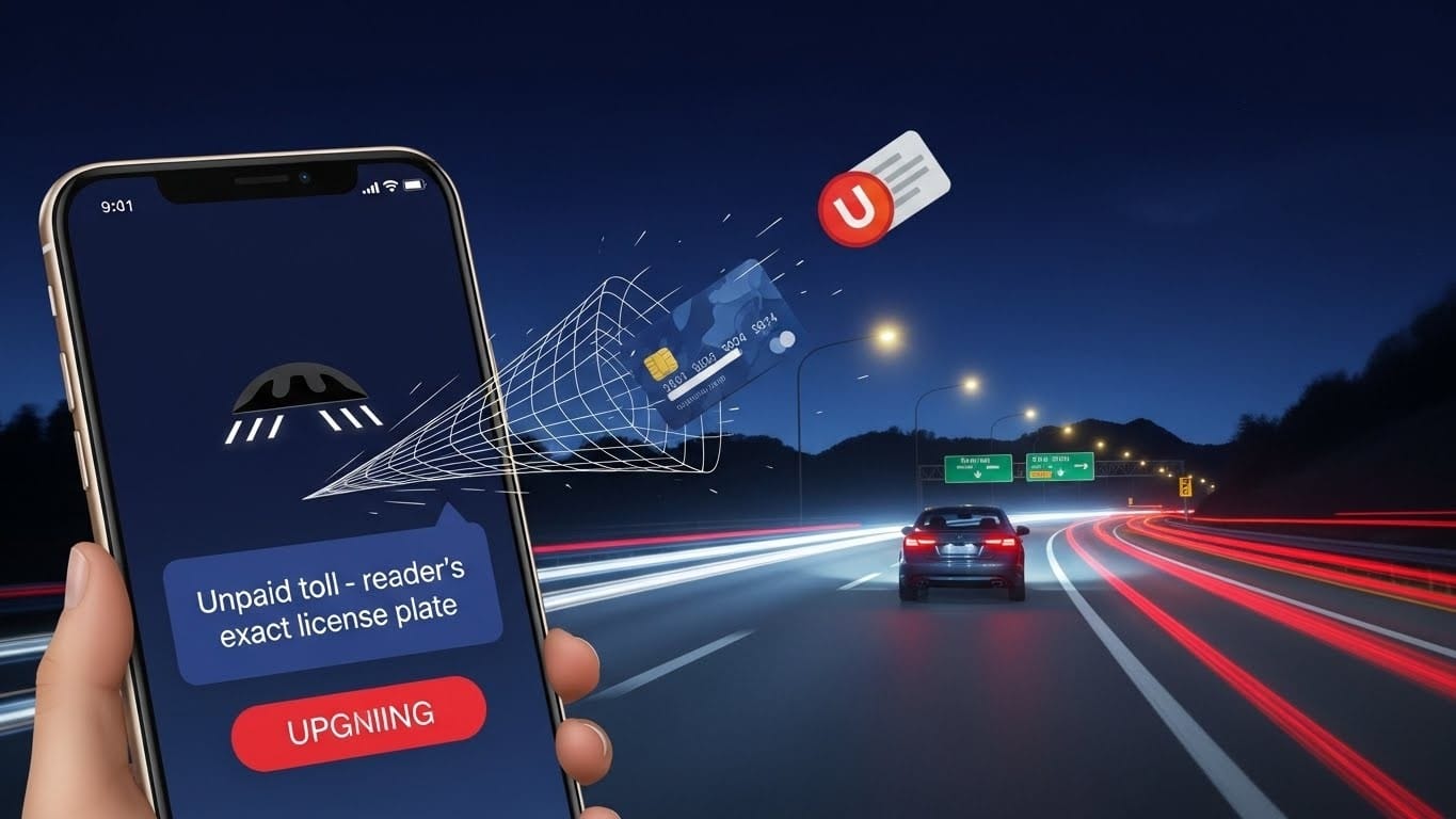 Découvrez pourquoi les arnaques par SMS sur les péages impayés explosent avec votre plaque d’immatriculation et votre nom. Comment l’IA et les fuites de données rendent ces fraudes presque indétectables.