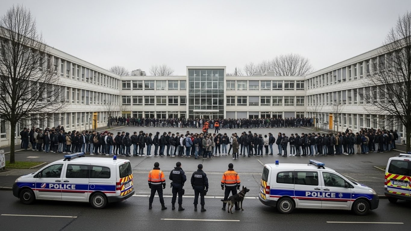 Découvrez les détails de la fausse alerte à la bombe au lycée d'Arpajon ce vendredi. Évacuation rapide, intervention policière et fin anticipée des cours avant les vacances.
