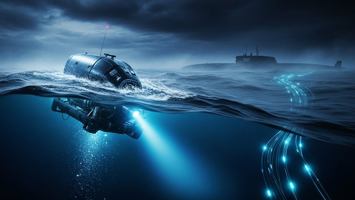 Découvrez Atlantic Bastion, le projet révolutionnaire du Royaume-Uni qui combine IA, drones sous-marins et navires pour protéger l’Atlantique Nord face à la menace russe croissante.