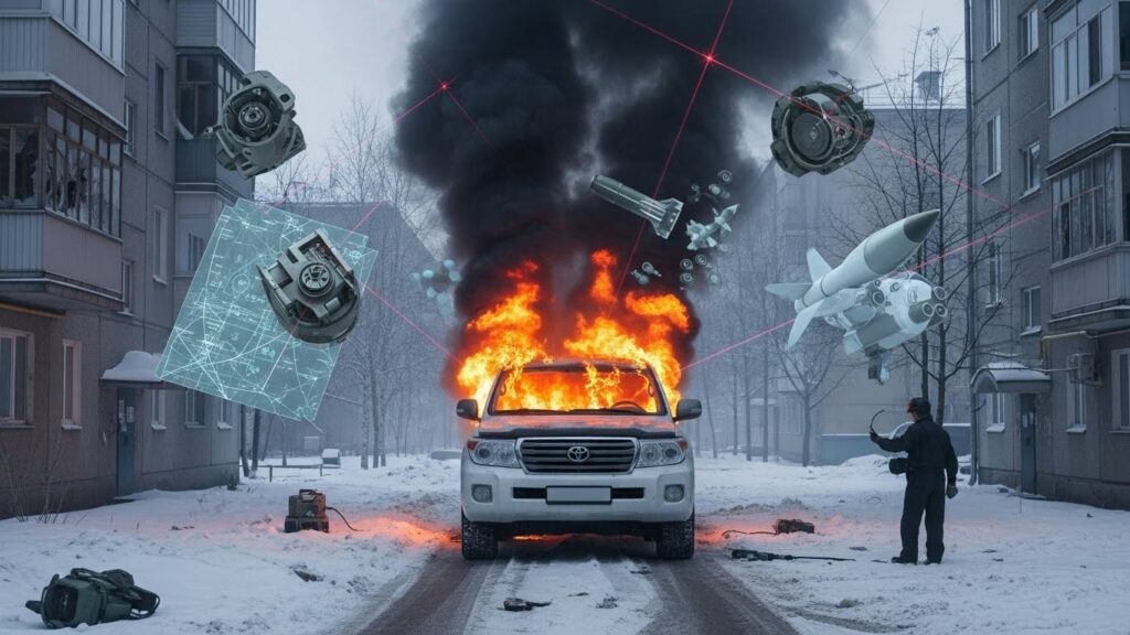 Attentat à Moscou : Explosion d&rsquo;une Voiture Piégée Visant un Expert Missiles
