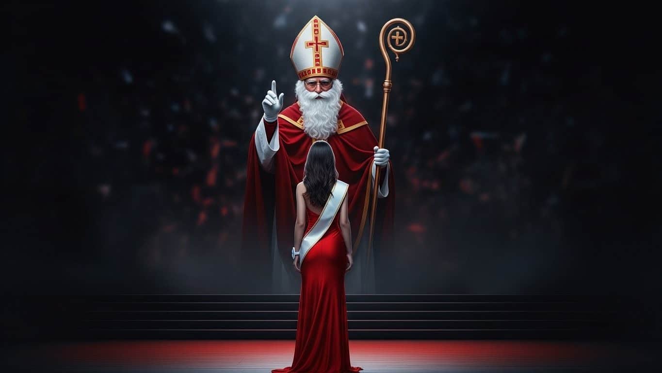 Une candidate de Miss Belgique 2025 accuse un organisateur déguisé en Saint-Nicolas d’attouchements sexuels répétés. Contrat de silence, menaces d’amende… Elle parle enfin.