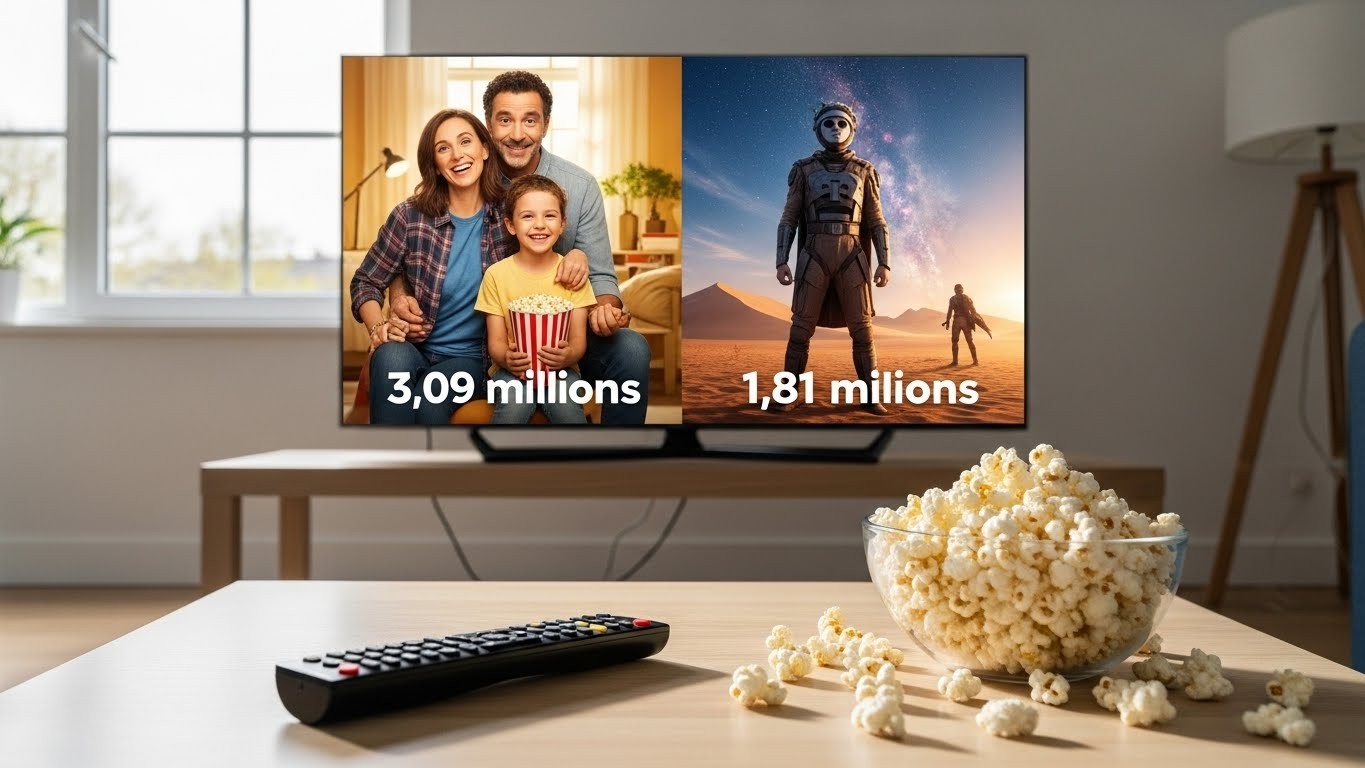 Découvrez le bilan complet des audiences TV du dimanche soir : Les Tuche 4 domine sans éclat, Dune fait un flop surprise sur France 2 et Capital résiste sur M6.