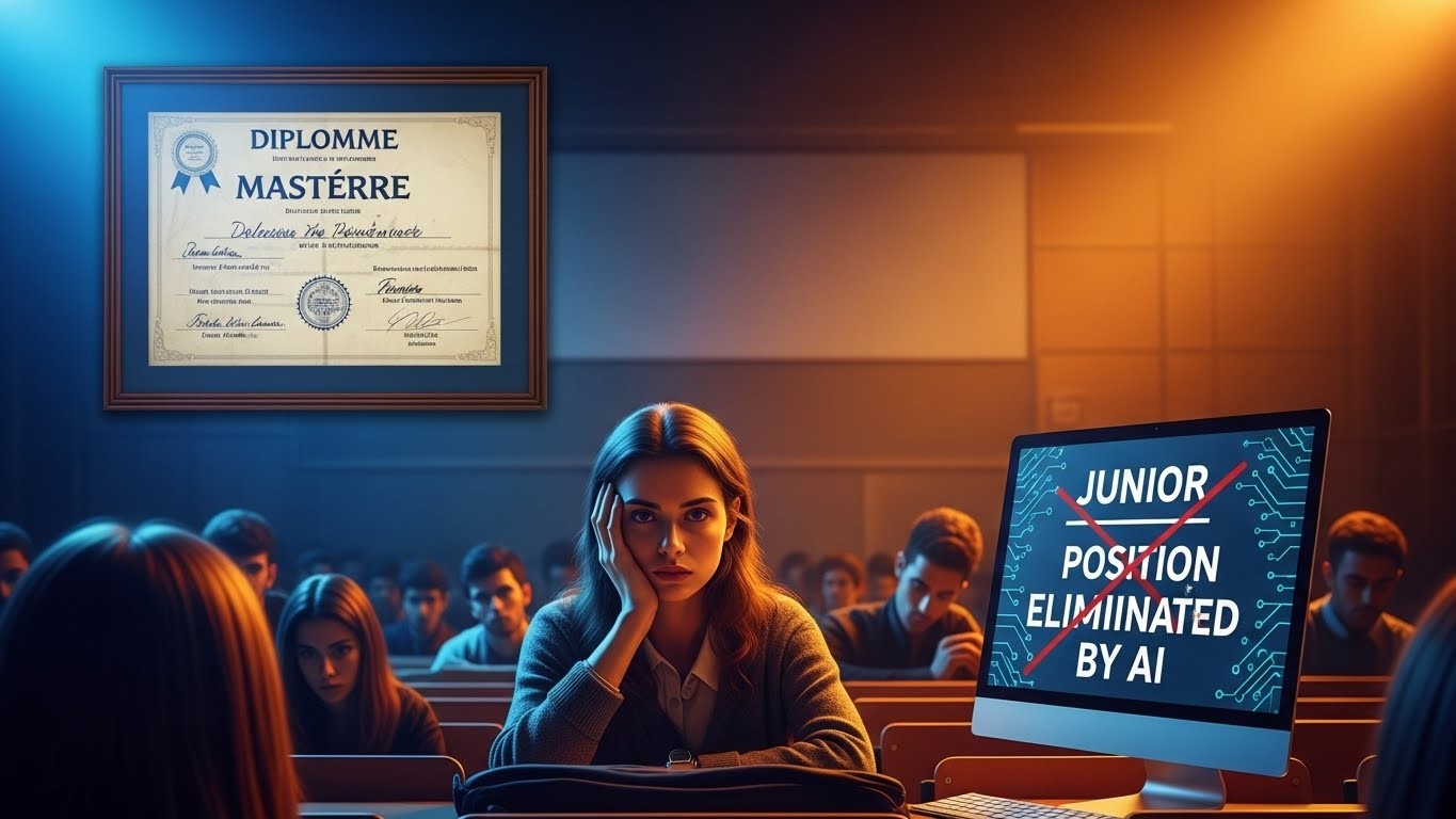 En France, 26 % des jeunes décrochent un master. Symbole d’excellence ou perte de temps face à l’IA et au marché compliqué ? Décryptage sans langue de bois sur la vraie valeur du bac +5 aujourd’hui.