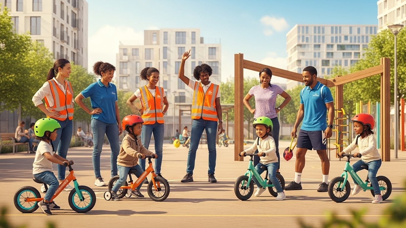 Découvrez le premier BAFA spécialisé en mobilité à vélo à Saint-Denis. Des animateurs formés pour enseigner aux enfants à rouler en toute sécurité. Une initiative municipale innovante pour promouvoir le vélo comme droit essentiel.