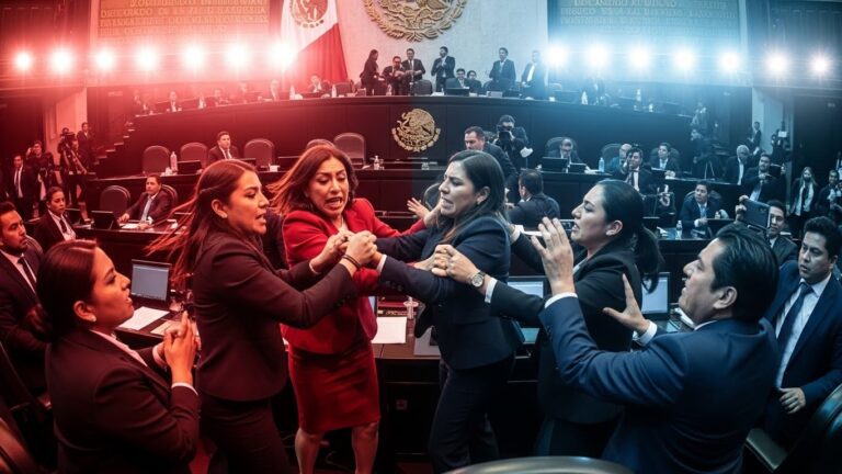 Bagarre au Parlement Mexicain : Députées en Échauffourées