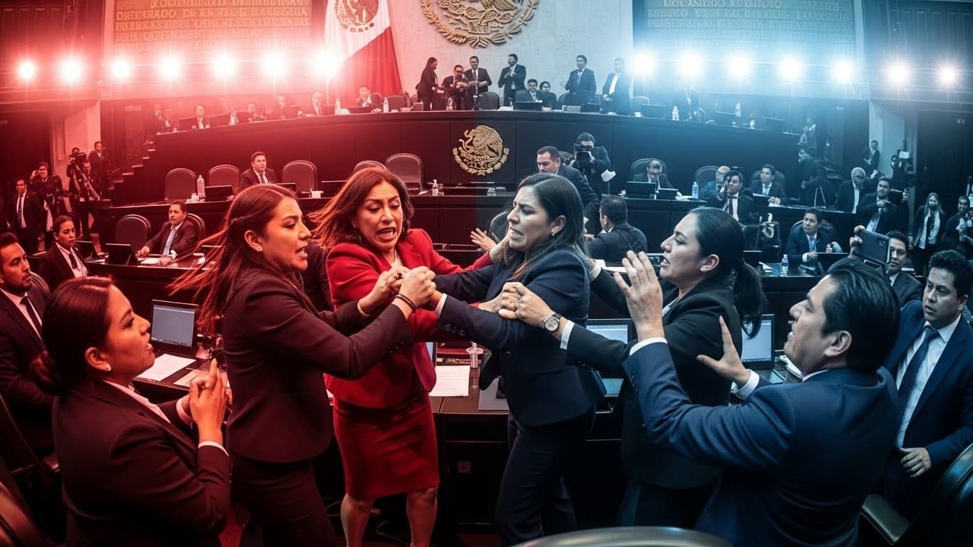 Découvrez les images choc d'une violente bagarre entre députées au Parlement de l'État de Mexico. Insultes, coups et tirages de cheveux : que s'est-il vraiment passé lors de cette session chaotique ?