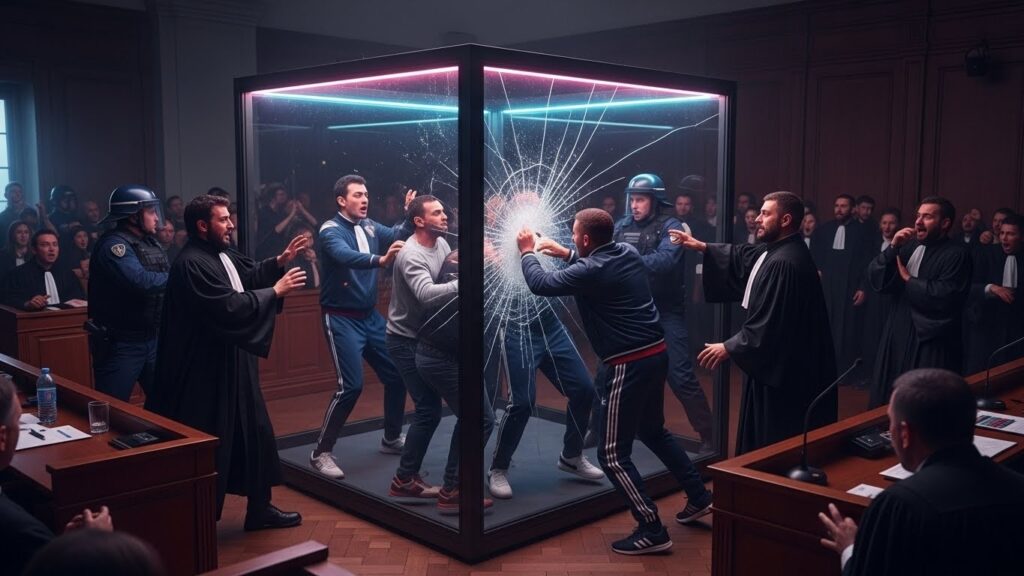 Bagarre au Tribunal de Créteil : Chaos Total au Procès Mansour