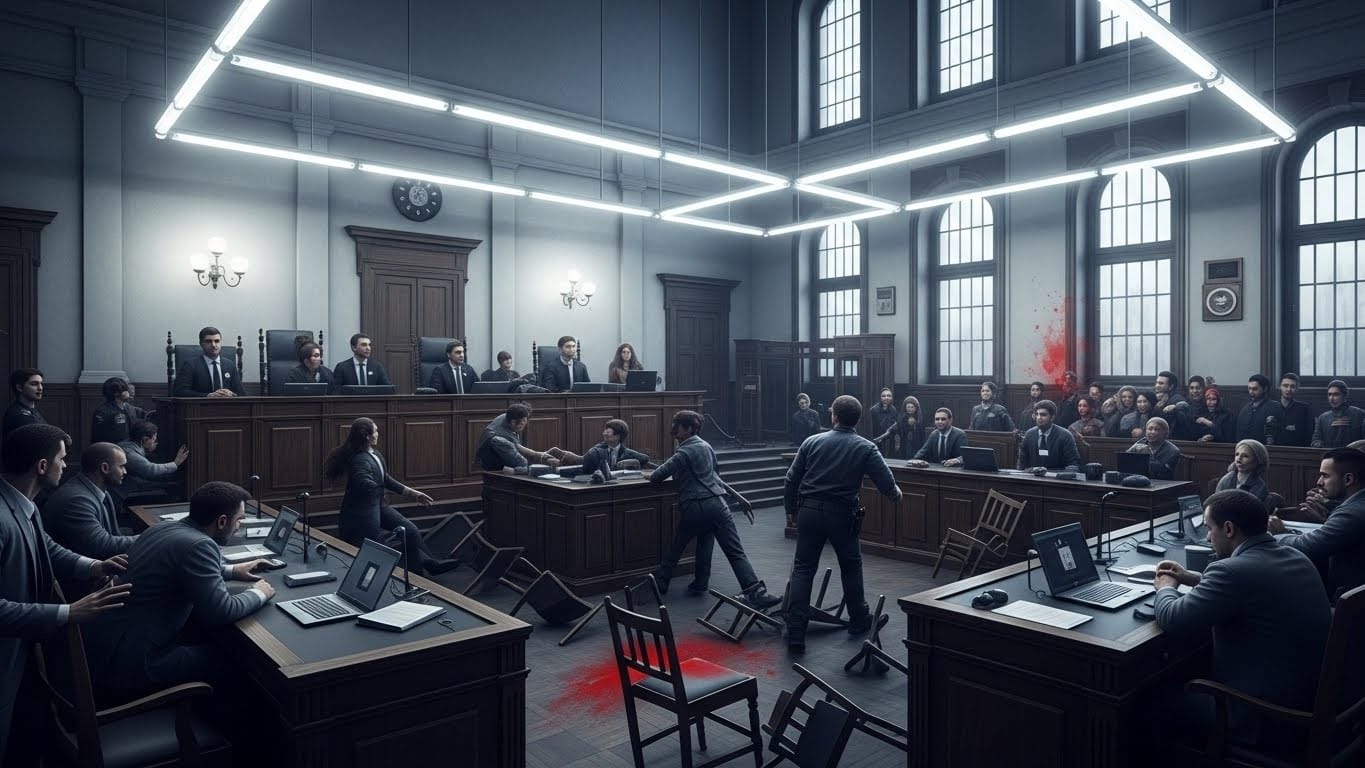 Une violente bagarre a éclaté au procès de l’assassinat de Mansour à Créteil : coups dans le box, chaos dans le hall, enquête ouverte. Plongée dans un procès explosif sous haute tension.