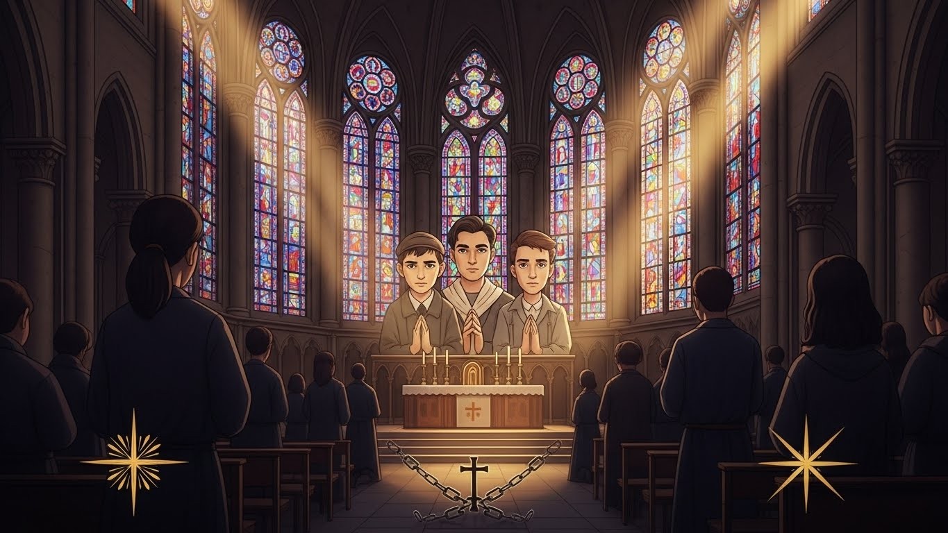 Découvrez l'histoire émouvante de trois jeunes Seine-et-Marnais reconnus martyrs par l'Église. Leur béatification à Notre-Dame de Paris honore leur sacrifice face au nazisme. Un témoignage poignant de foi et de courage.