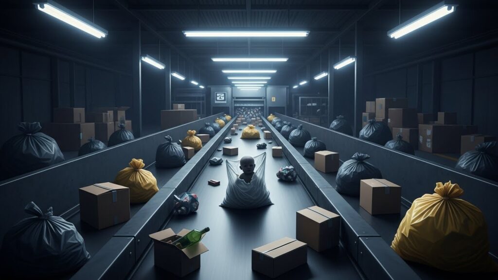 Bébé Mort Découvert dans Centre de Tri Déchets Finistère