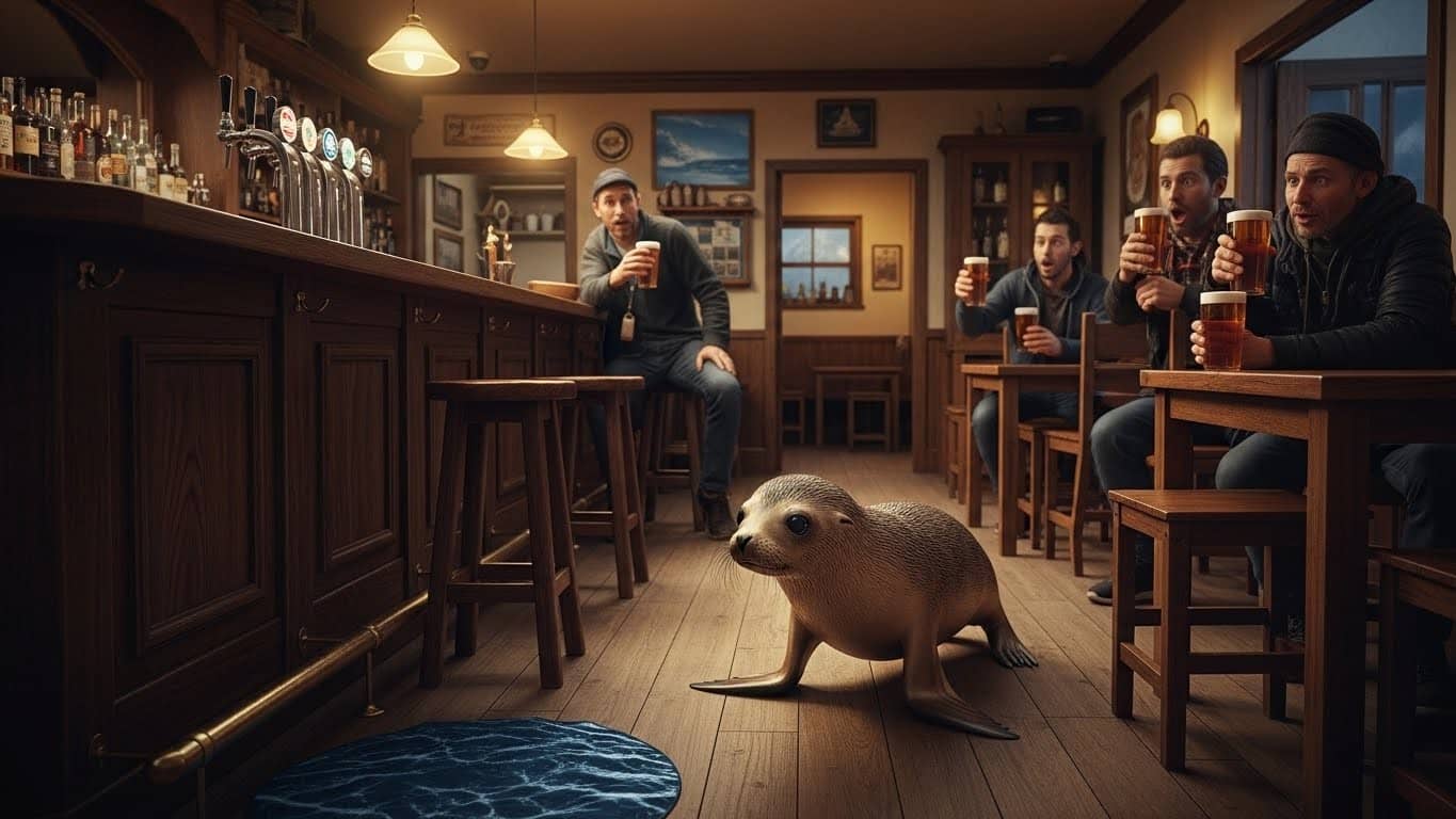 Un bébé otarie débarque dans un bar néo-zélandais et se cache sous le lave-vaisselle ! Une histoire insolite qui révèle le comportement surprenant de ces animaux marins. Découvrez tout.