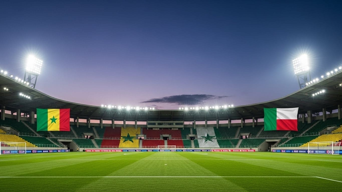 Découvrez le choc Bénin-Sénégal en phase de poules de la CAN 2025. Les deux équipes déjà qualifiées se disputent la tête du groupe D. Compositions, enjeux et analyse complète du match décisif.