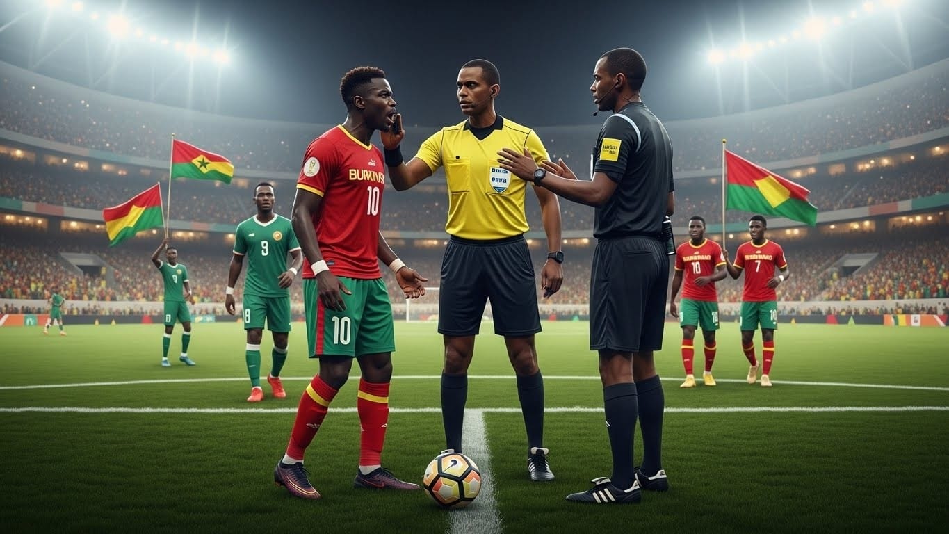 Découvrez pourquoi Bertrand Traoré, capitaine du Burkina Faso, a écopé de 10 000 dollars d'amende après ses propos choc sur l'arbitrage lors de la CAN 2025. Analyse complète d'un épisode qui fait débat.