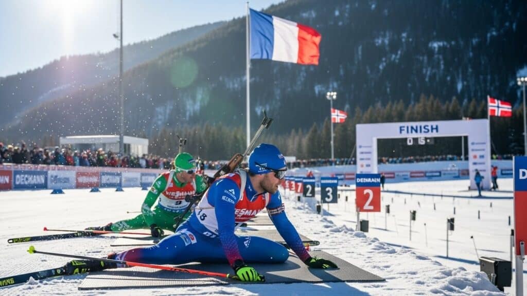 Biathlon : Les Bleus Deuxièmes du Relais Hommes à Hochfilzen