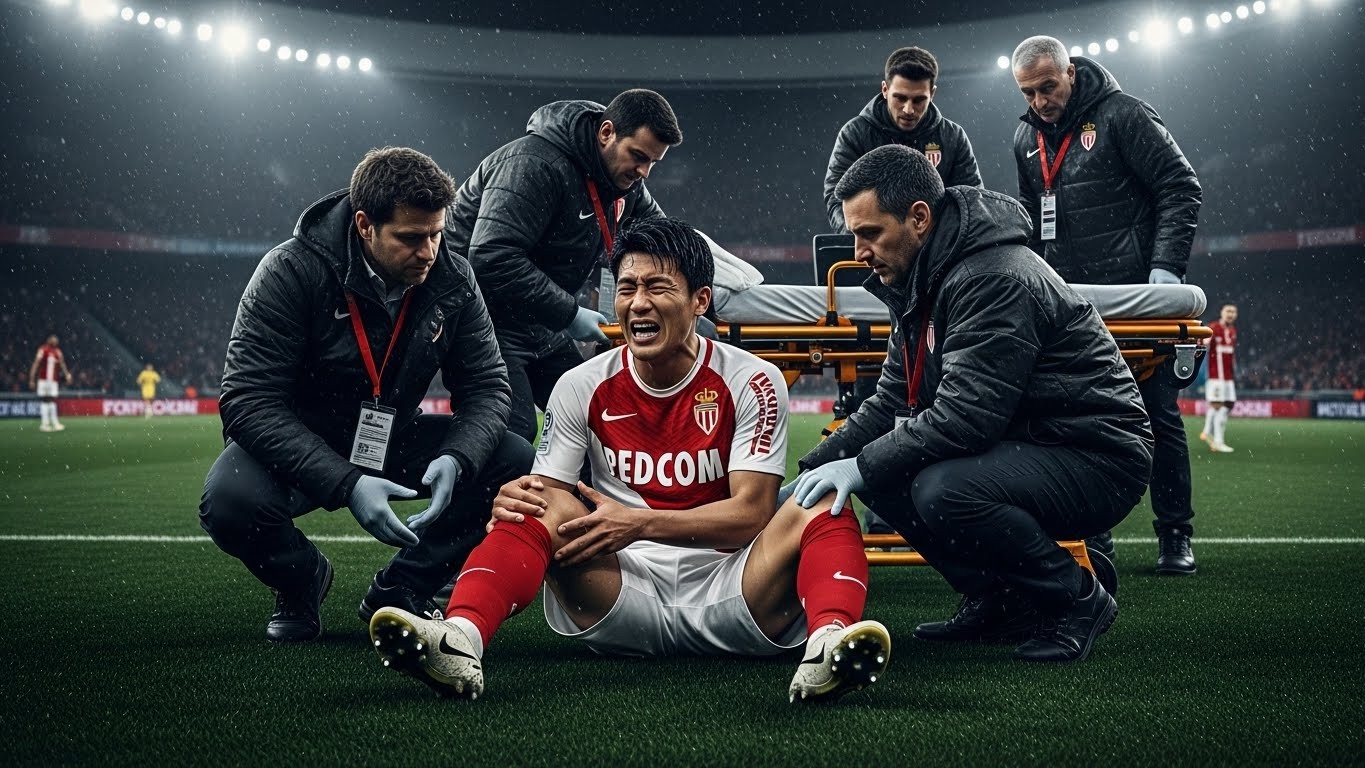 Découvrez les conséquences de la grave blessure de Takumi Minamino à Monaco : fin de saison terminée, Coupe du monde menacée et aucune recrue prévue pour le remplacer. Analyse complète.