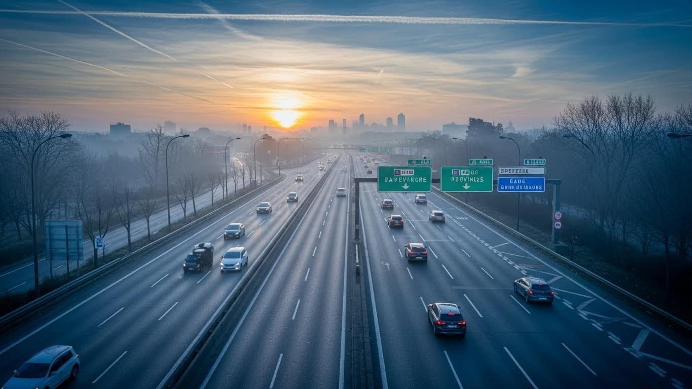 Découvrez pourquoi seulement 2 km de bouchons ce matin en Île-de-France le 24 décembre 2025. Fluide pour l'instant, mais la situation va-t-elle durer avec la veille de Noël ? Analyse complète du trafic.