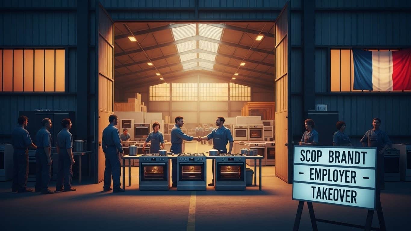 L'État prêt à injecter 5 millions pour sauver Brandt via une Scop. 300 emplois menacés pourraient être préservés. Décryptage complet d'une reprise hors norme dans l'électroménager français.