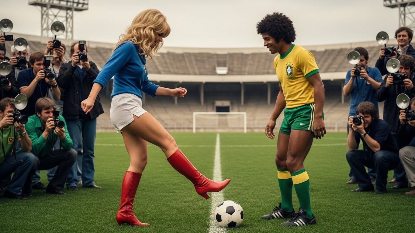 Découvrez l'histoire fascinante de la rencontre entre Brigitte Bardot et Pelé en 1971 lors d'un match caritatif. Une icône du cinéma face au roi du football : anecdotes, photos et contexte d'une époque révolue.