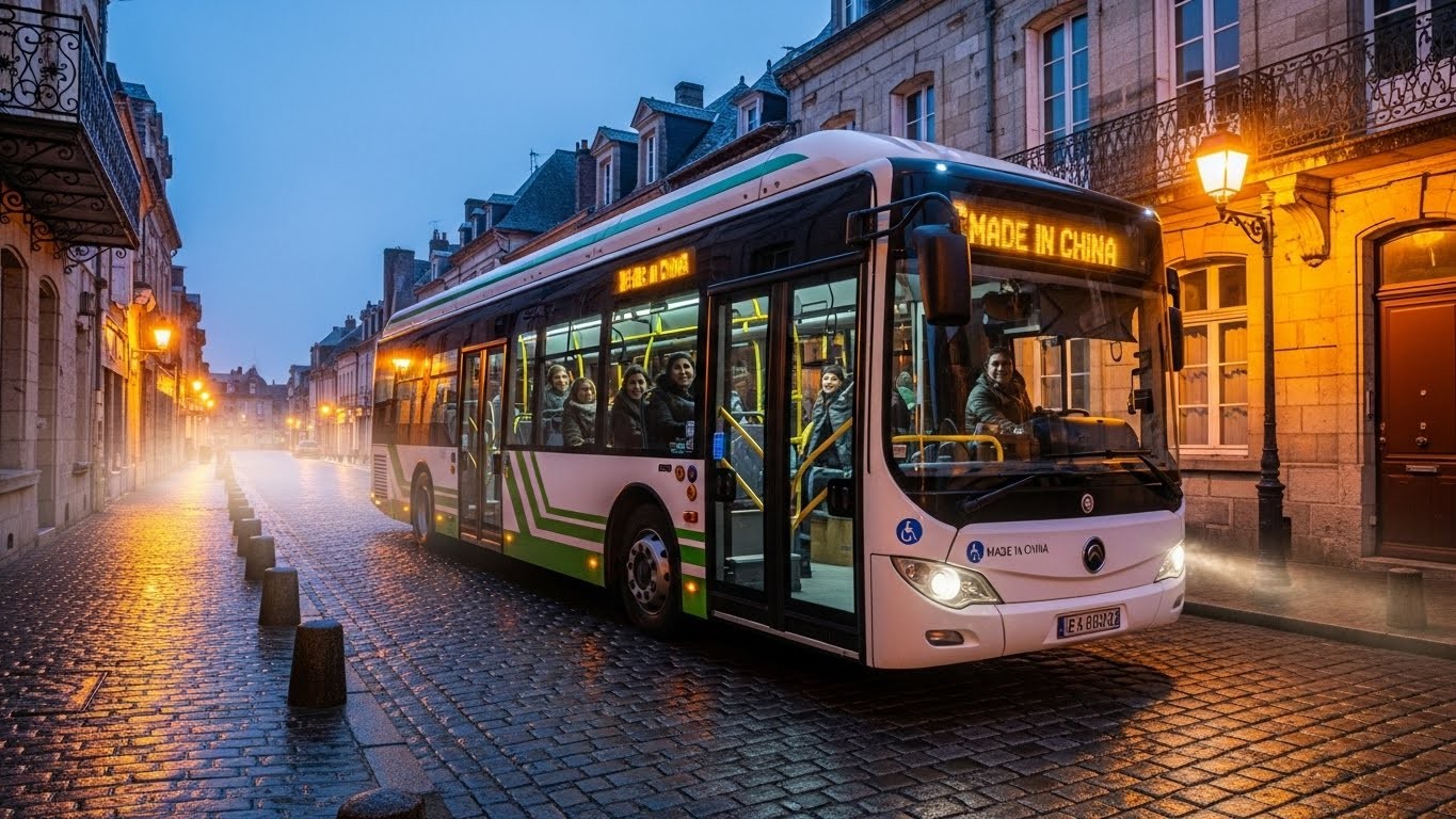 Découvrez comment un bus électrique chinois Yutong a conquis 73 % des usagers à Nogent-le-Rotrou. Silence, confort, autonomie : la petite ville passe au vert avec brio !