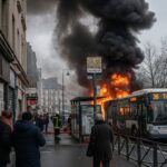 Bus en Feu au Raincy : Fuite de Gaz et Évacuation Massive