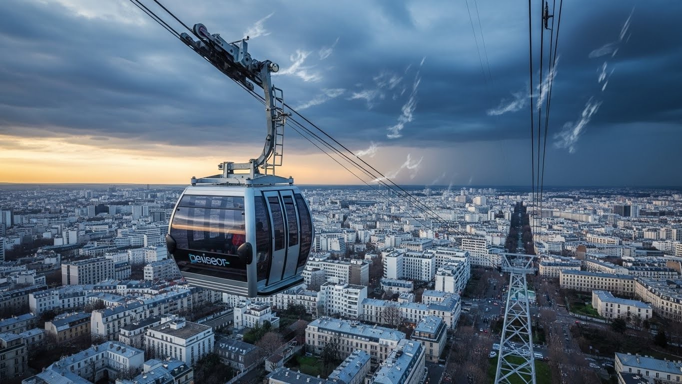 Découvrez Câble 1, le premier téléphérique urbain francilien qui ouvre le 13 décembre. Mais le vent reste son pire ennemi : ralentissements dès 70 km/h, arrêt possible au-delà. Tout ce qu’il faut savoir.