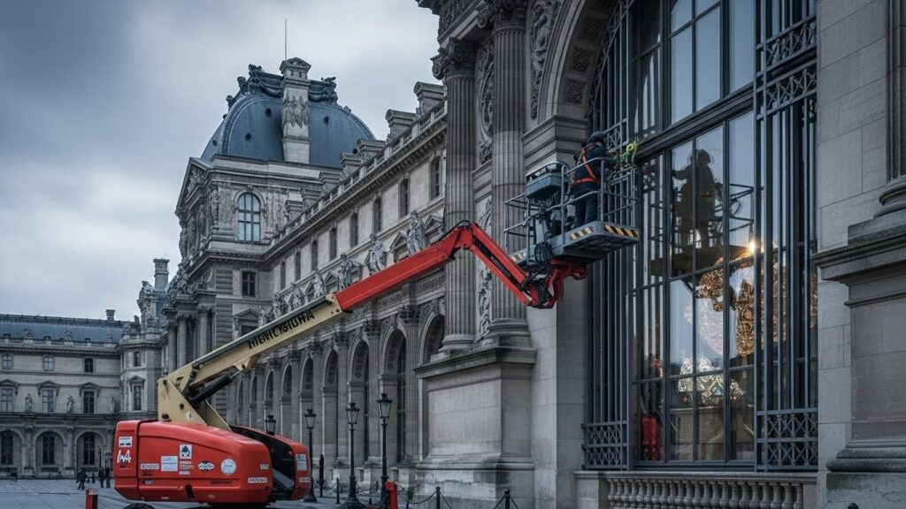 Cambriolage Louvre : Grille Installée sur la Galerie d’Apollon