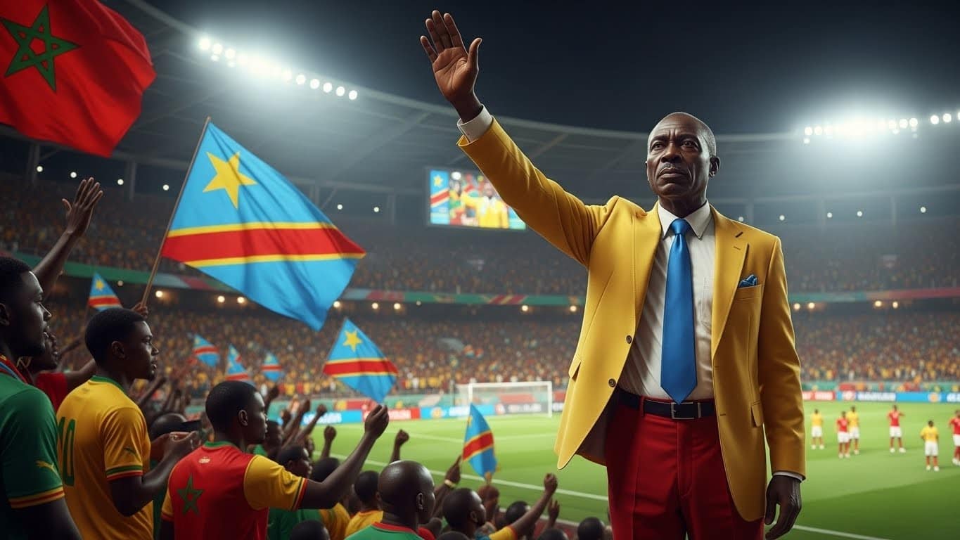 Découvrez l'histoire fascinante de Michel Kuka Mboladinga, ce supporter congolais qui reste figé comme une statue pendant tous les matchs de la RD Congo à la CAN 2025. Un hommage touchant qui captive le monde.