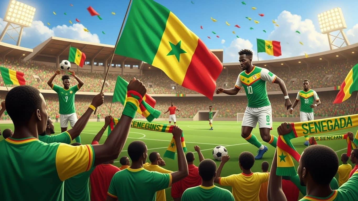 Découvrez l'ambition brûlante des fans des Lions de la Teranga pour la CAN 2025 au Maroc. Une génération dorée, une invincibilité impressionnante : tout pour viser le titre ?