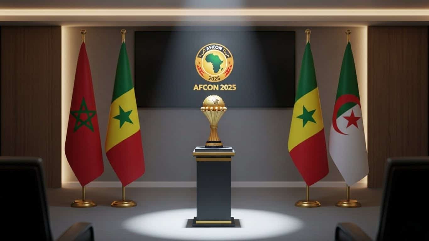 Découvrez les grands favoris pour la CAN 2025 au Maroc : Maroc, Sénégal, Algérie, Côte d'Ivoire... Analyse complète des forces en présence et des outsiders qui pourraient créer la surprise. Qui succédera aux Éléphants ?