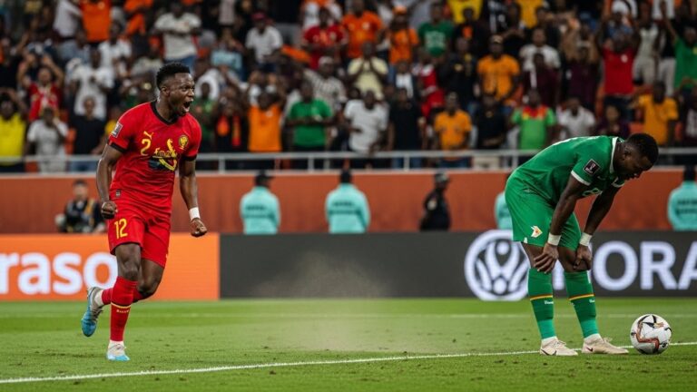CAN 2025 : Match Nul Dramatique Angola-Zimbabwe (1-1)
