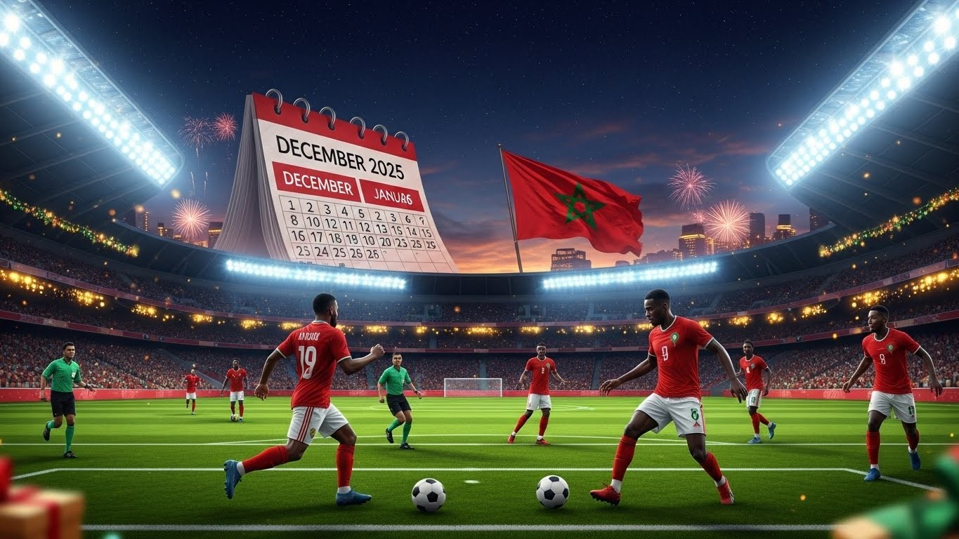 Découvrez pourquoi la CAN 2025 au Maroc débute en décembre 2025, chevauchant Noël et le Nouvel An. Un décalage inédit lié au calendrier mondial du foot. Explications complètes.