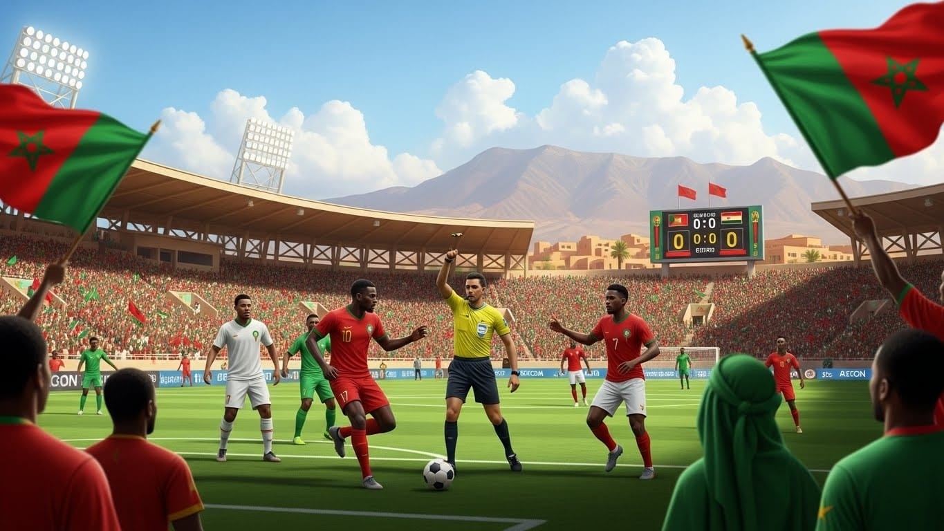 Découvrez tout sur le règlement de la CAN 2025 au Maroc : format du tournoi, qualifications, prolongations, tirs au but, suspensions... Un guide complet pour ne rien manquer de la compétition !