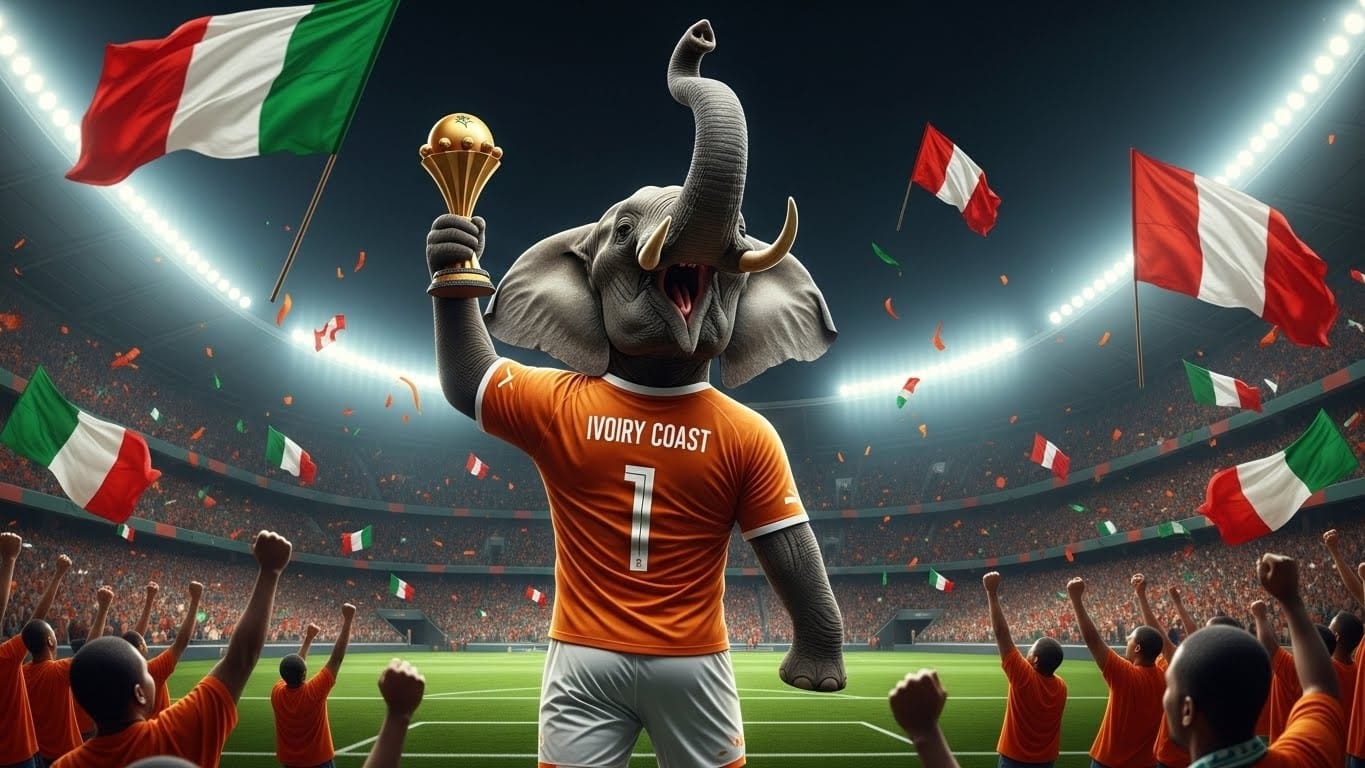 Découvrez la liste complète des Éléphants, le joueur clé Evann Guessand, le calendrier des matchs et les ambitions de la Côte d’Ivoire pour défendre son titre à la CAN 2025 au Maroc.