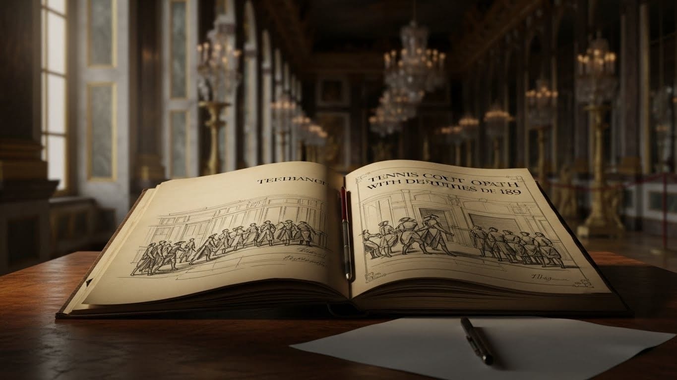 Un précieux carnet d’esquisses de Jacques-Louis David, volé pendant l’Occupation, dort depuis 1951 à Versailles. Le château appelle les héritiers spoliés à se manifester pour une possible restitution.