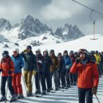Chaos aux Dolomites : Files d&rsquo;Attente Interminables pour Skieurs