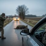 Chasseur Tire sur Sanglier en Pleine Route : Choc et Polémique
