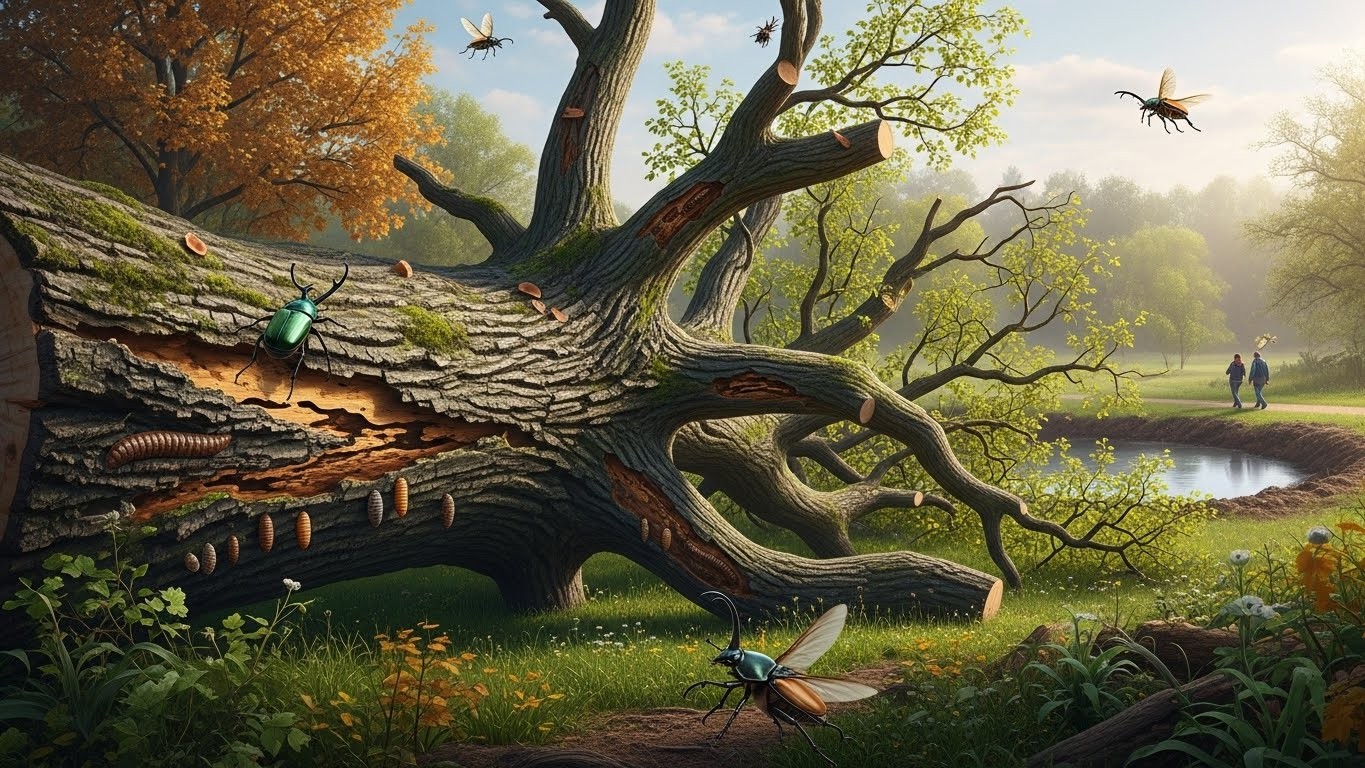 Découvrez comment un chêne centenaire abattu en Sarthe est devenu un refuge géant pour le Grand capricorne, un coléoptère protégé. Une initiative locale exemplaire pour la biodiversité qui inspire.