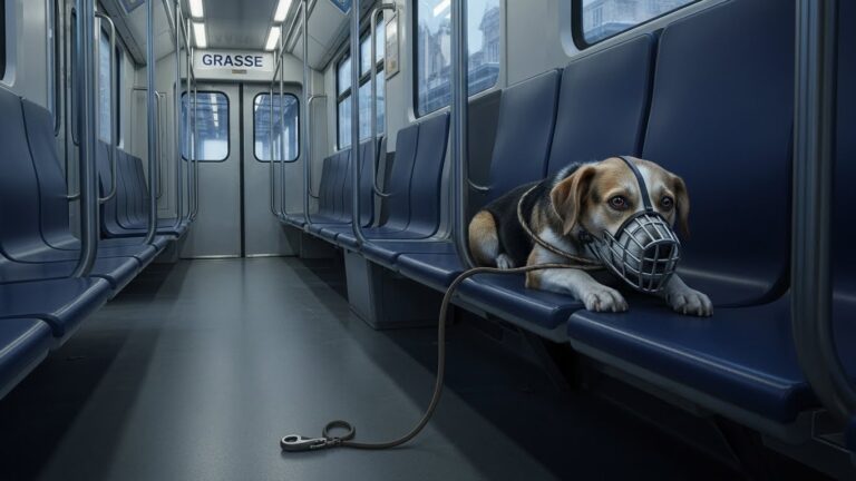 Chien Abandonné dans un Train : Un Acte Inacceptable à Grasse